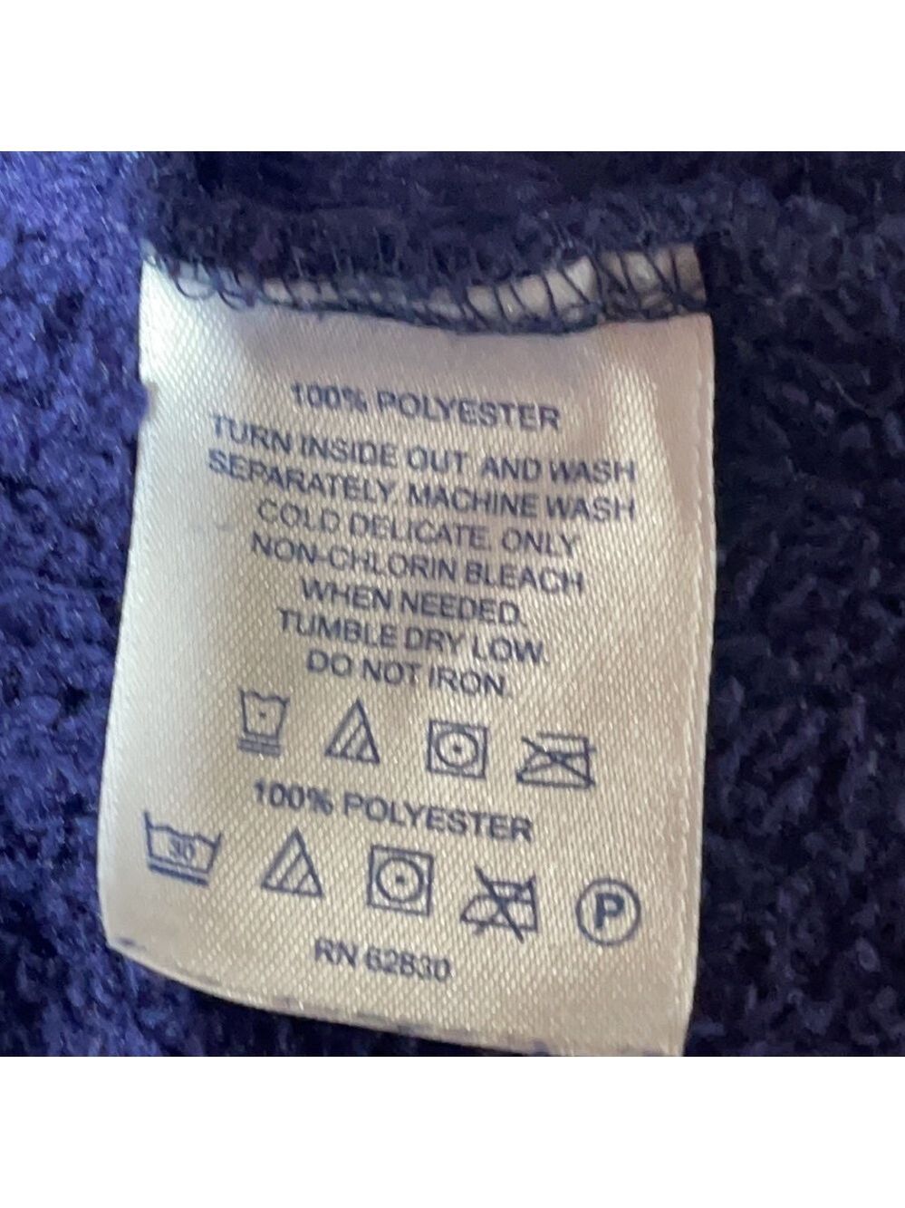 LANDS END NAVY SUPER SOFT JACKET F - Picture 6 of 6